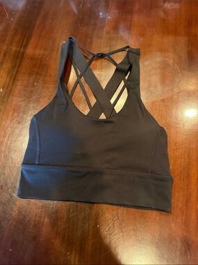 Balance Collection Black Crisscross Sports Bralette